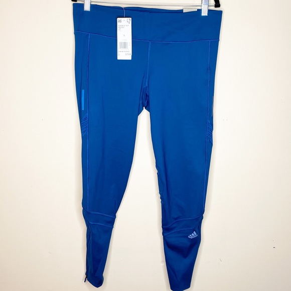 {adidas} mid-rise workout leggings - Picture 1 of 8